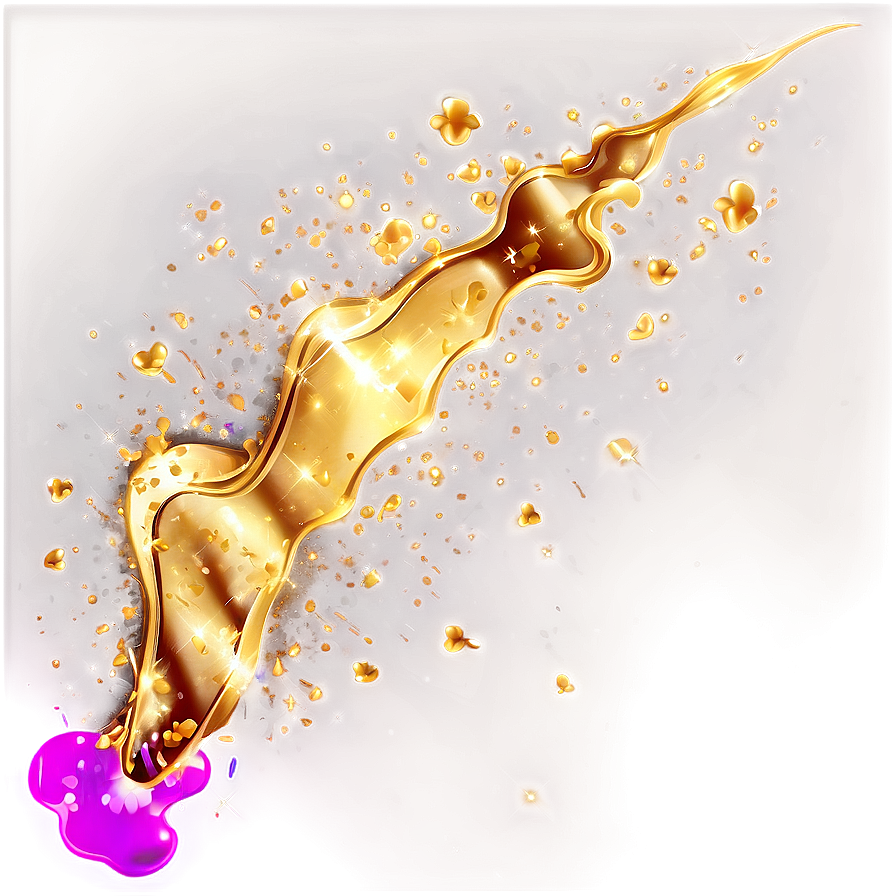 Gold Sparkle Splash Effect Png Iwf43