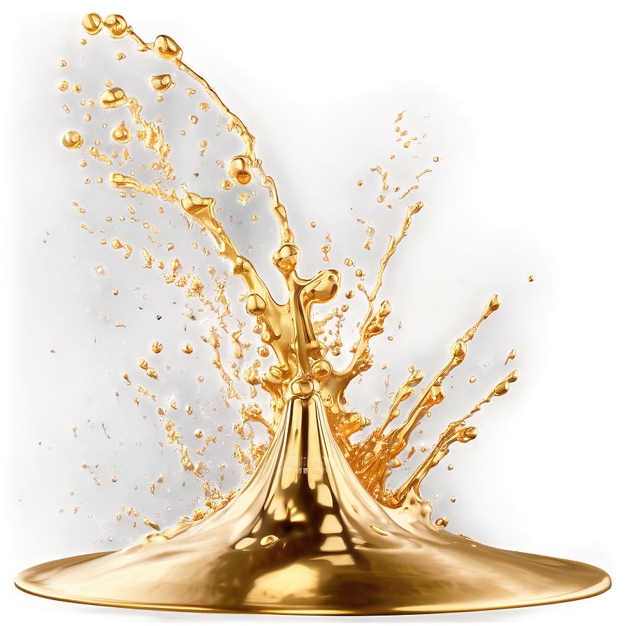 Gold Sparkle Splash Effect Png Nre