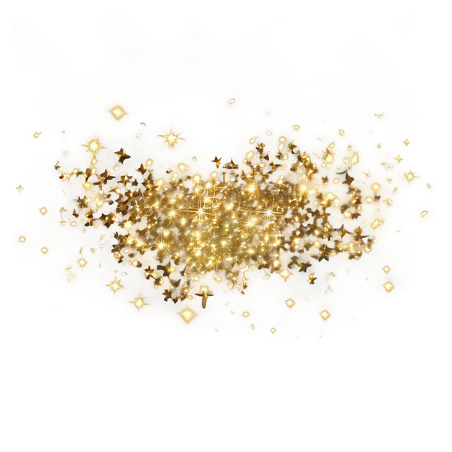 Gold Sparkles Effect Png Kpb