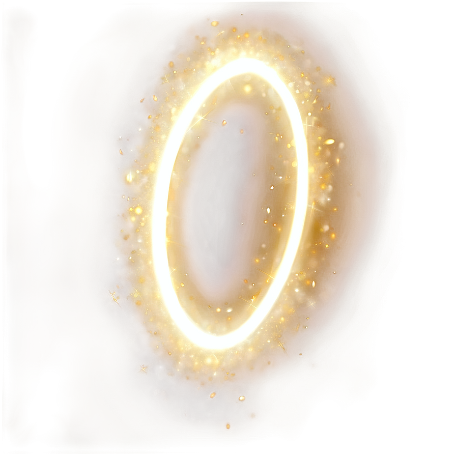 Gold Sparkles Glowing Halo Png 06122024