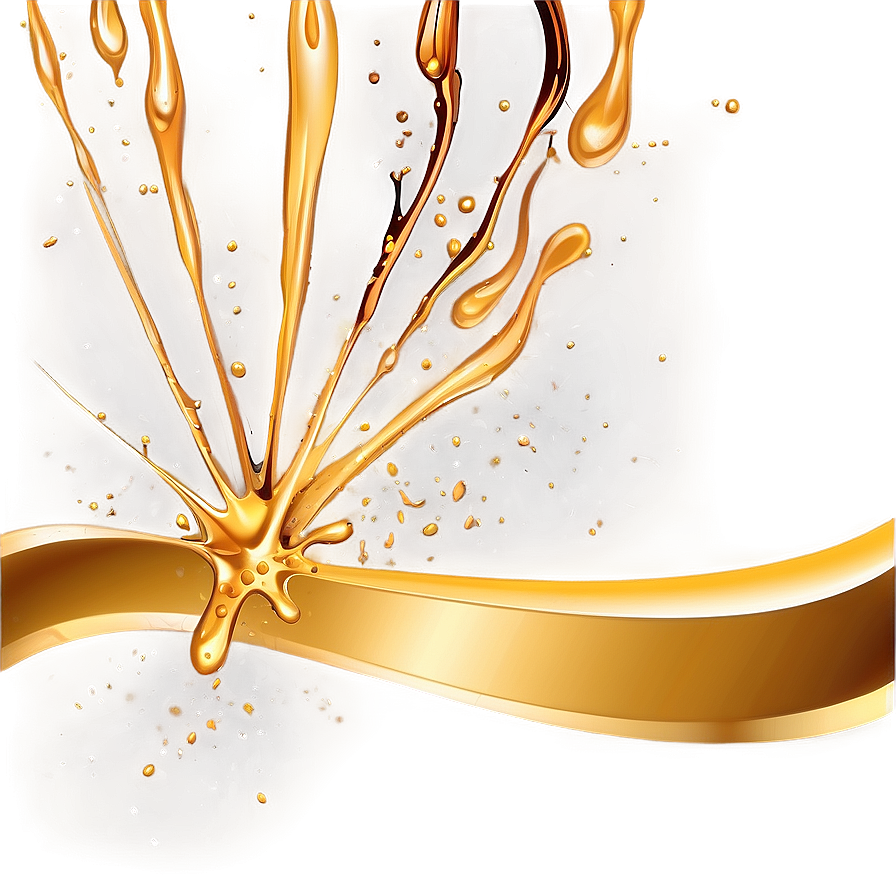 Gold Splash For Invitation Card Png 56