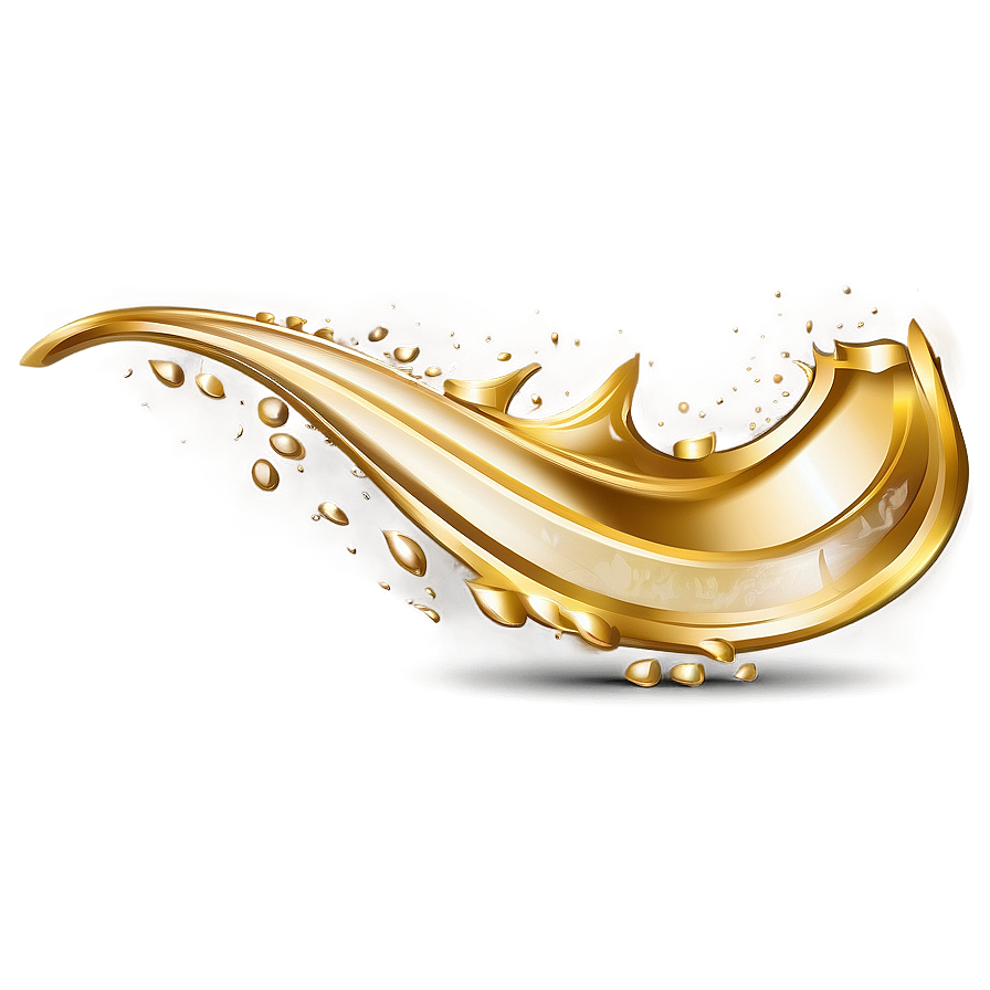 Gold Splash For Logo Design Png Jur91