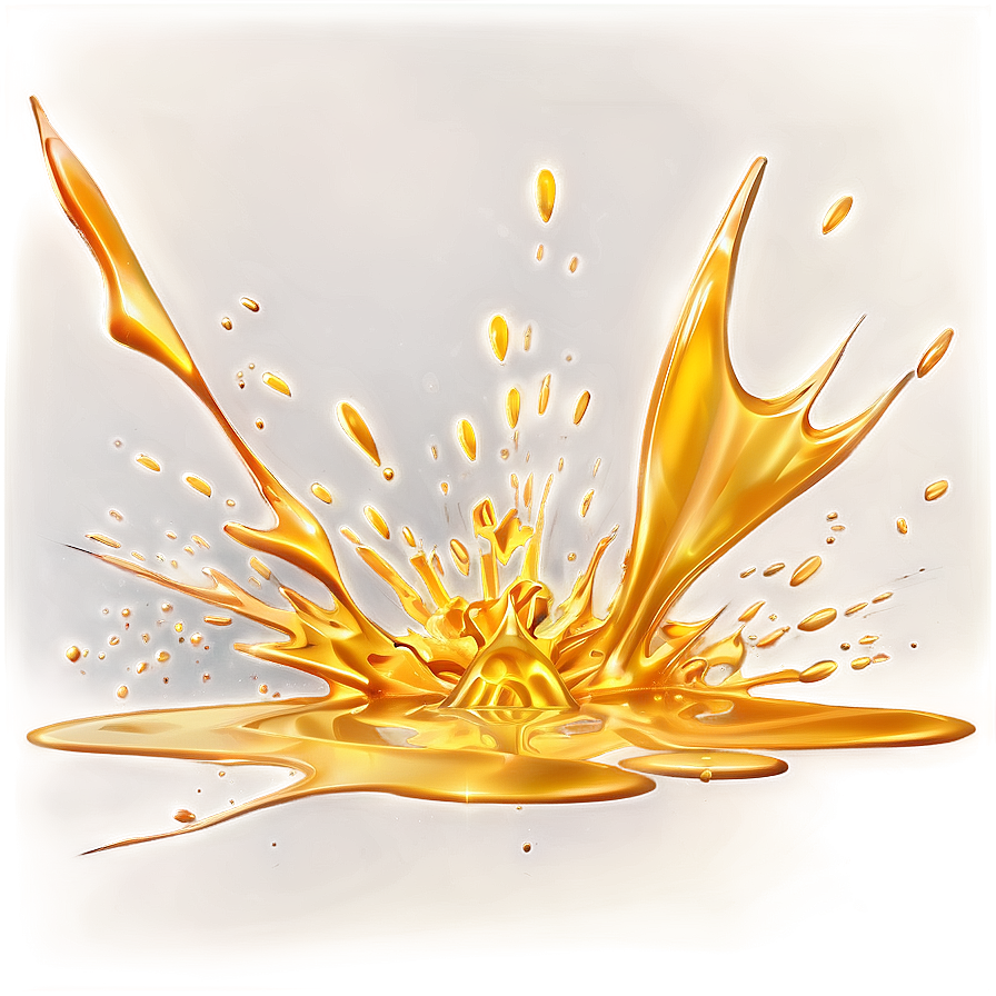 Gold Splash Png Hcj13