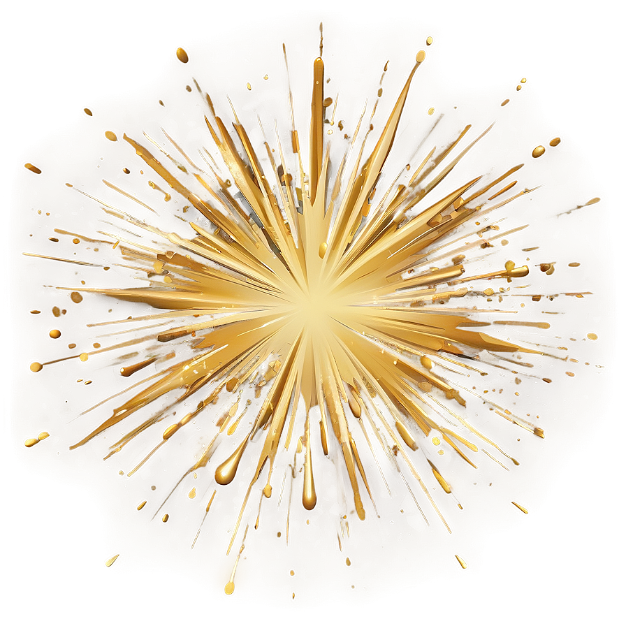 Gold Splash Vector Graphic Png 93