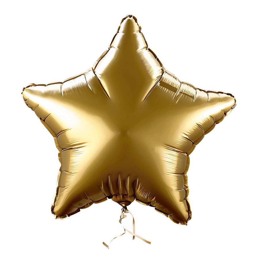 Gold Star Balloon Png Qub25