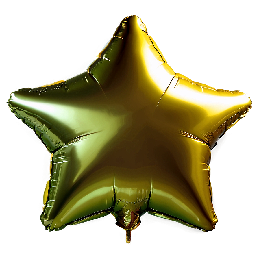 Gold Star Balloon Png Rhm