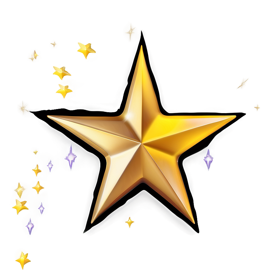 Gold Star Emblems Png Vrw