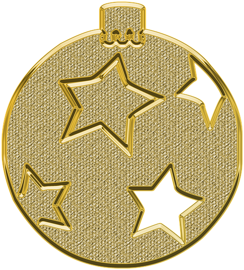 Gold Star Ornament Design