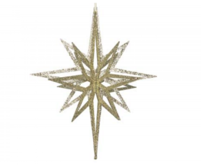 Gold Star Ornament