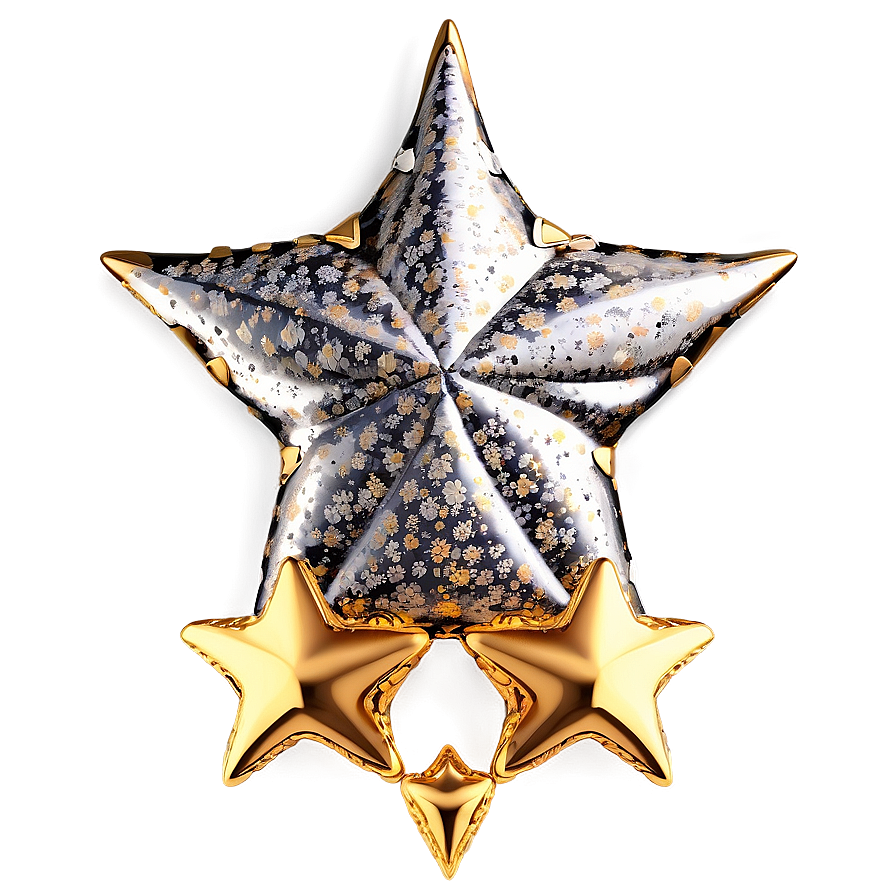 Gold Star Patterns Png Bes