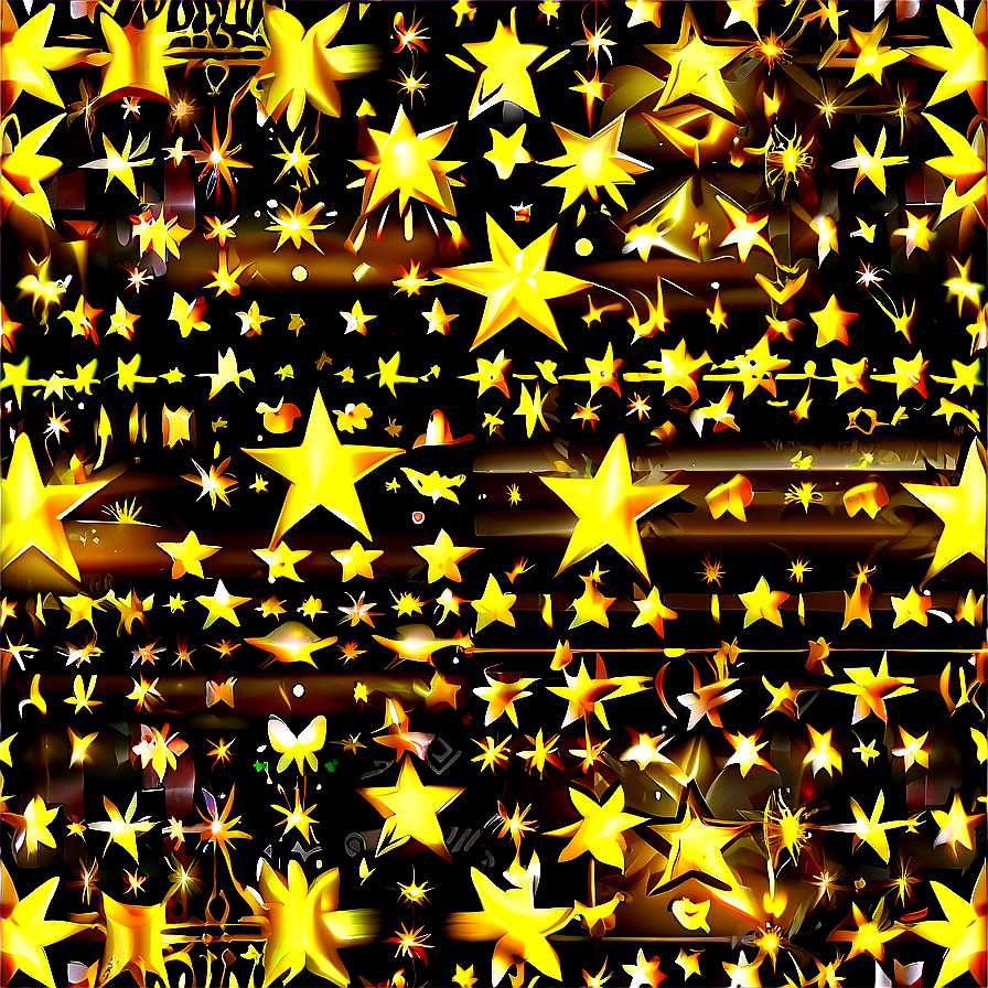 Gold Star Patterns Png Ljw81