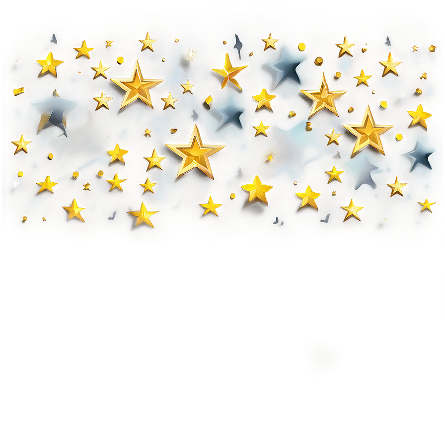 Gold Stars Background Png Rle