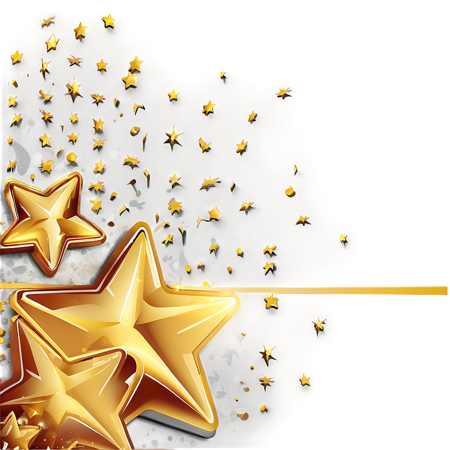 Gold Stars Border Png Rjl