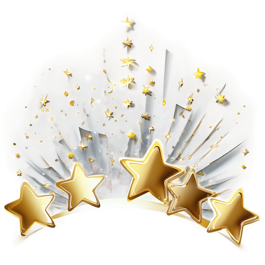 Gold Stars For Celebration Png 19