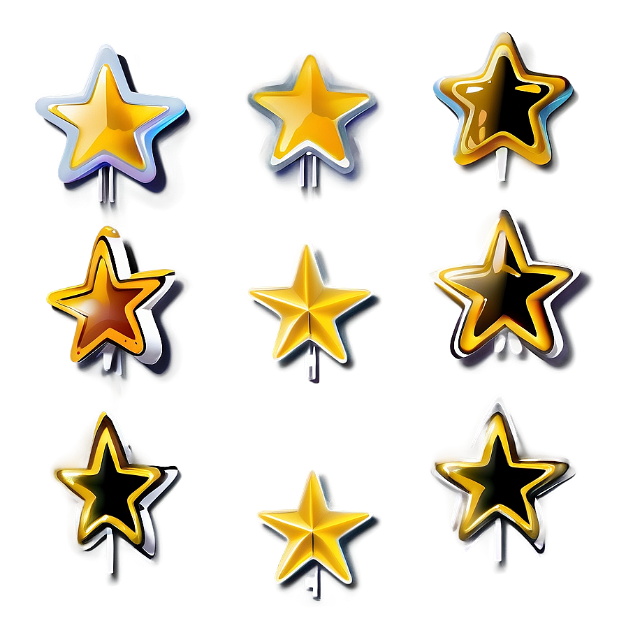 Gold Stars For Kids Png 47