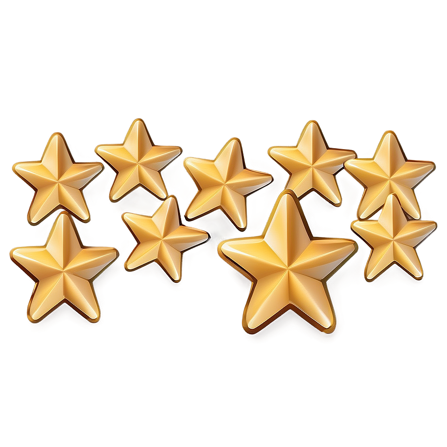 Gold Stars Png Dek94