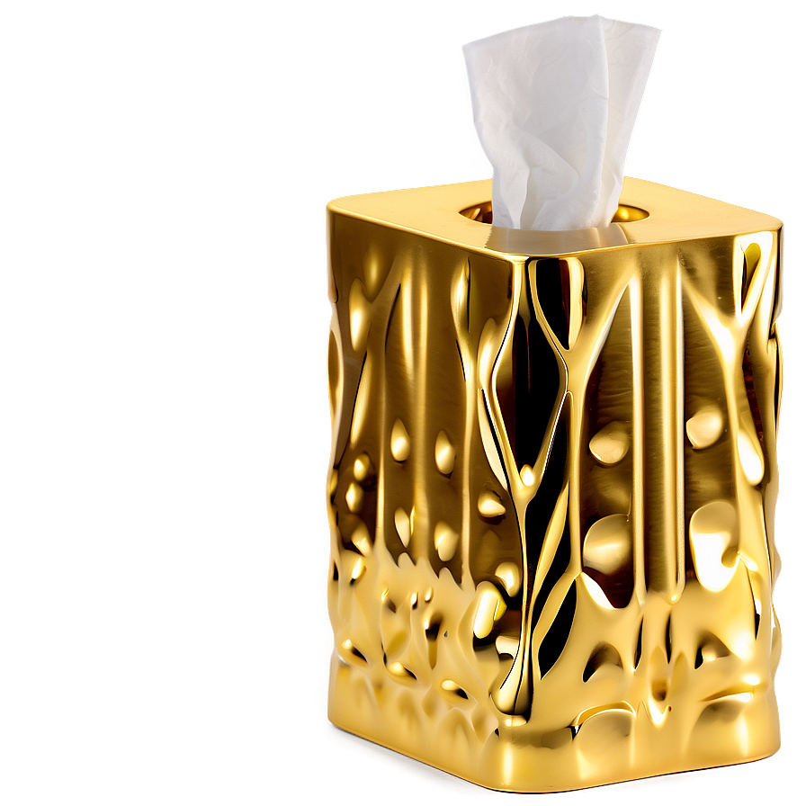 Gold Tissue Box Png 06132024