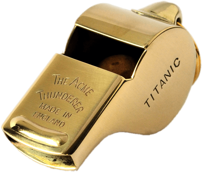 Gold Titanic Whistle Acme Thunderer