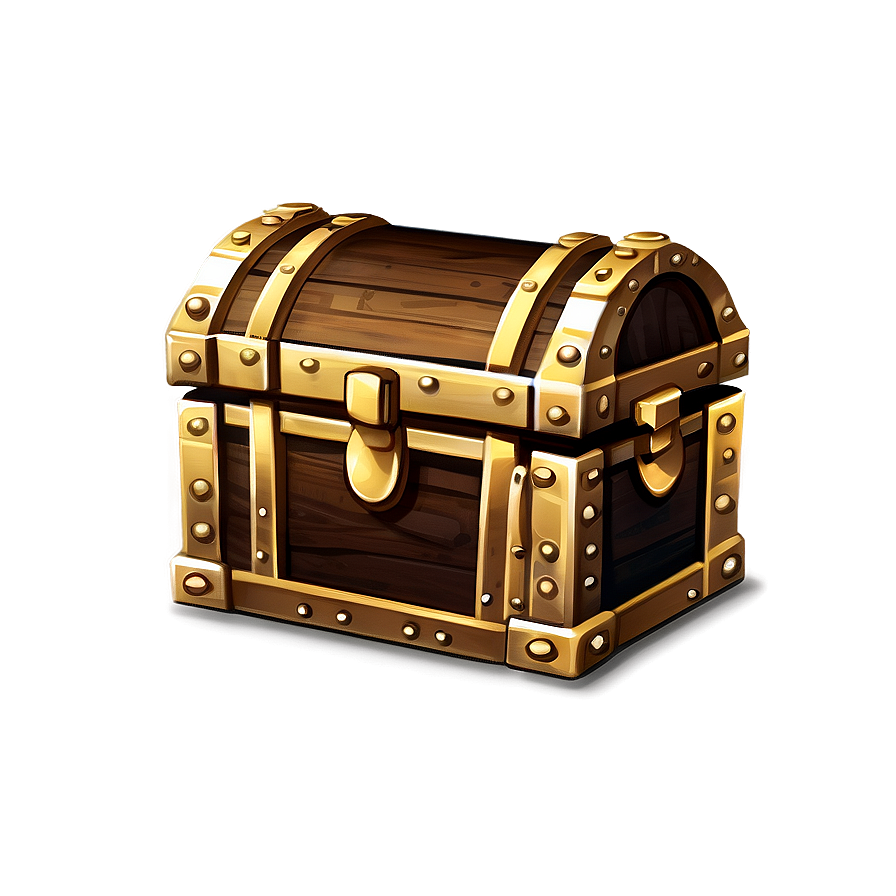 Gold Treasure Chest Png Vrt65