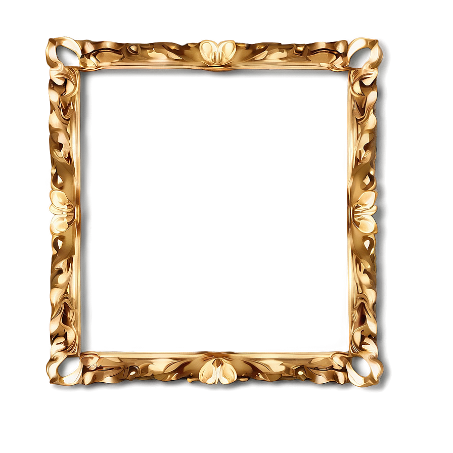 Gold Trim Frame Png Llw40