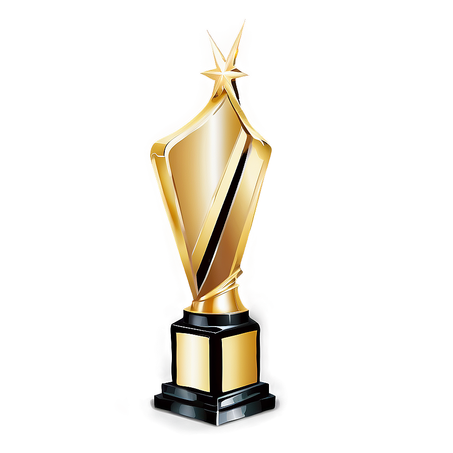 Gold Trophy Award Png 39