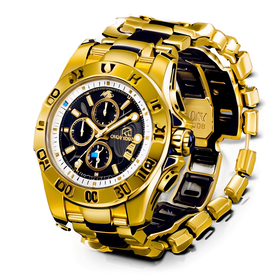 Gold Watch Luxury Png Lwk