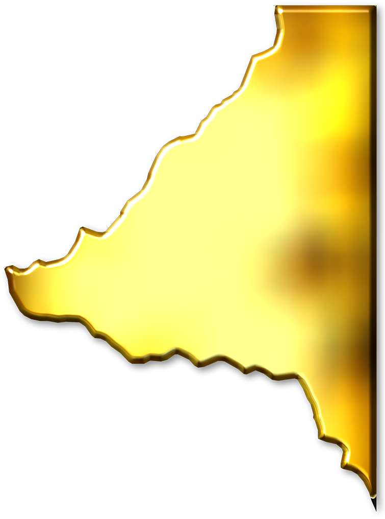 Golden Abstract Edge Design