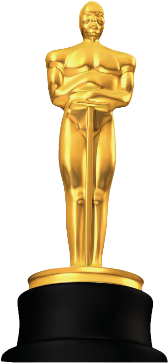 Golden Academy Award Statuette