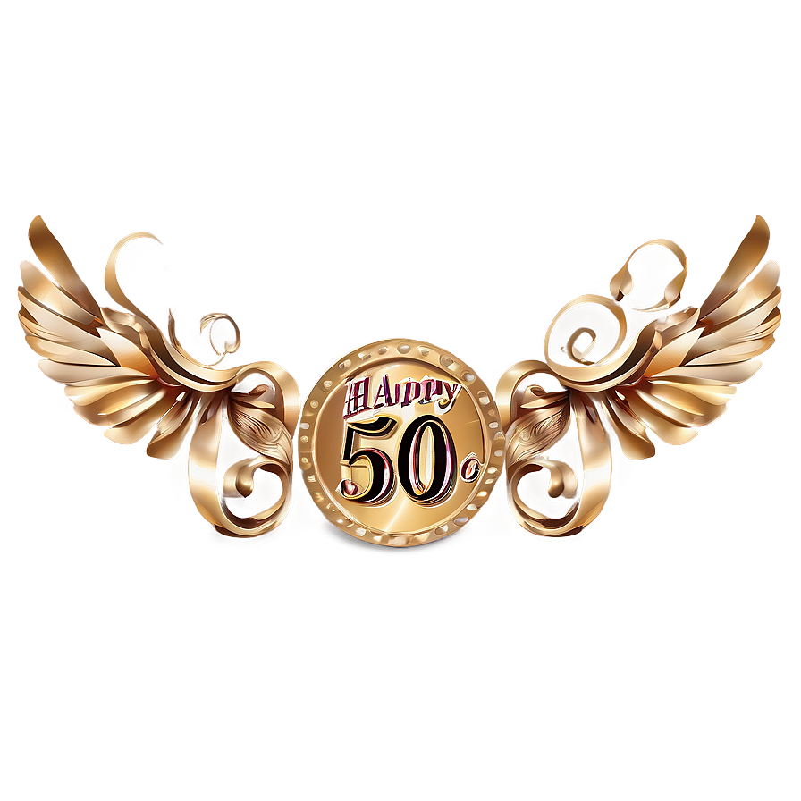 Golden Age 50th Birthday Celebration Png 94