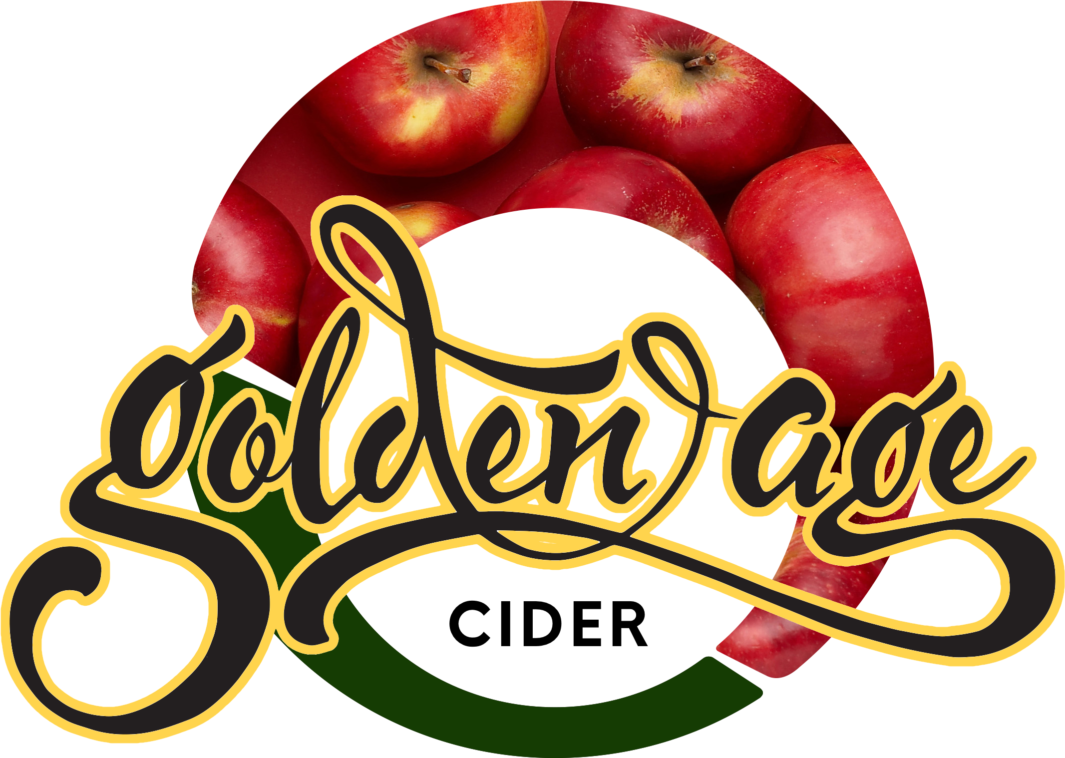 Golden Age Cider Logowith Apples