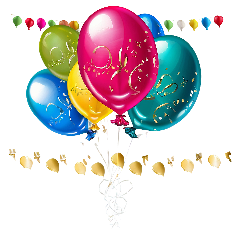 Golden Anniversary Balloon Png 78