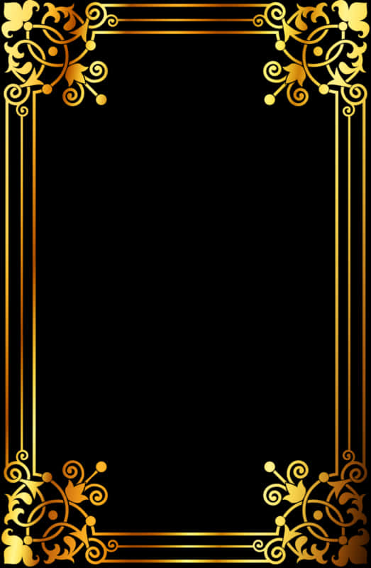 Golden Arabesque Frame