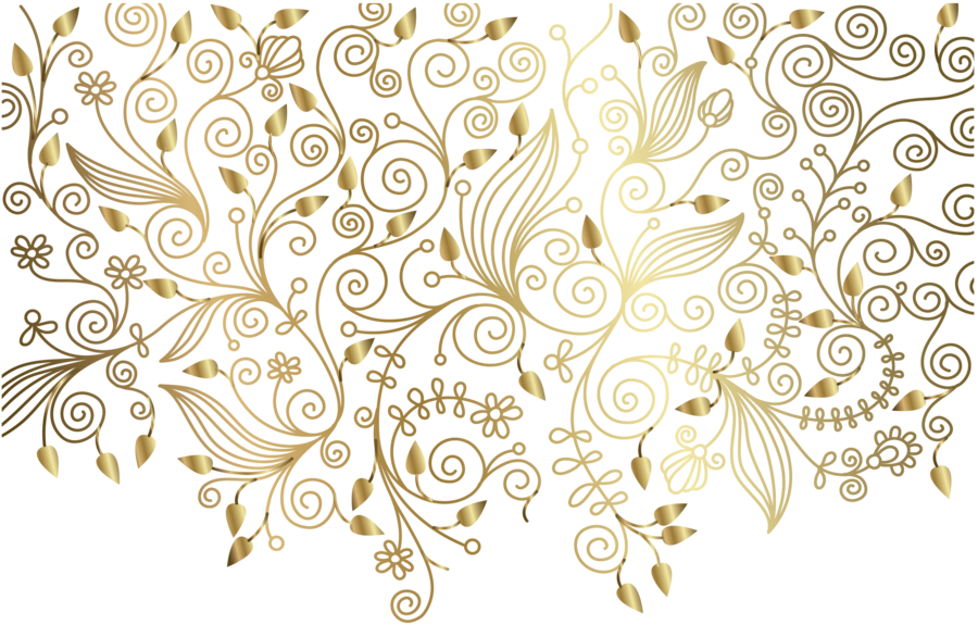 Golden Arabesque Pattern