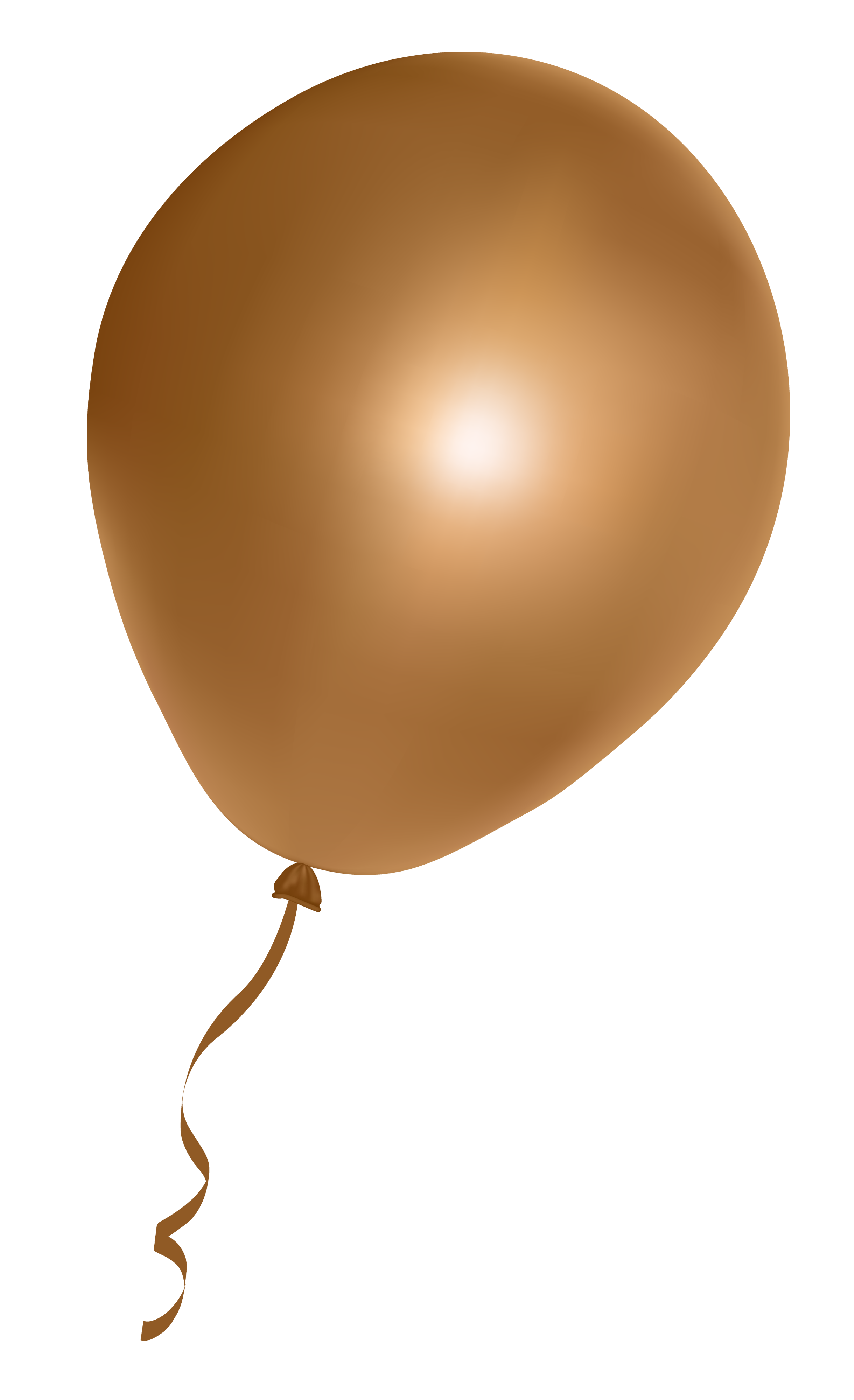 Golden Balloon Floating