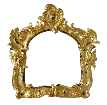 Golden Baroque Style Frame