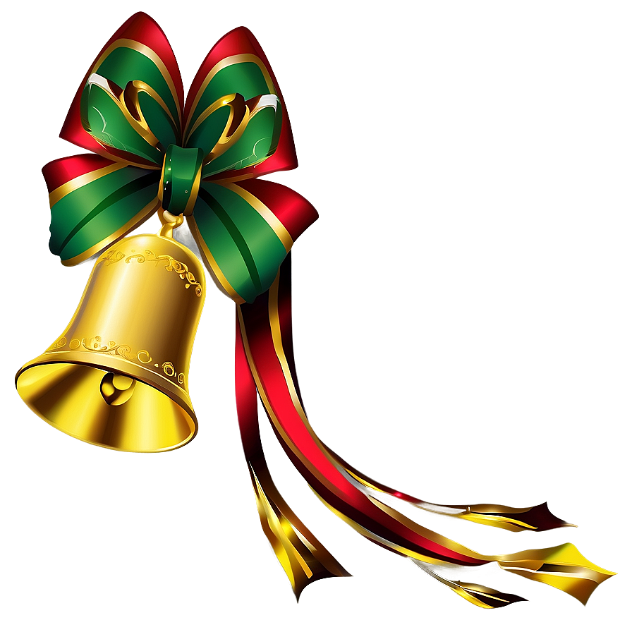 Golden Bell Design Png 61