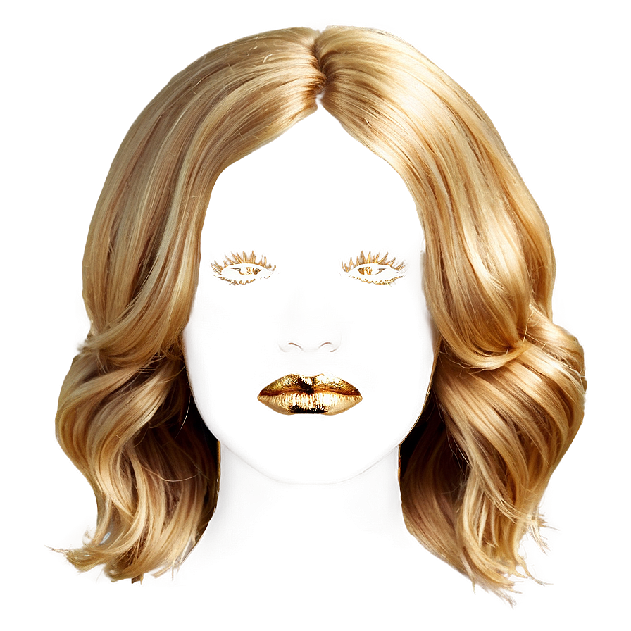 Golden Blonde Waves Png Gtu