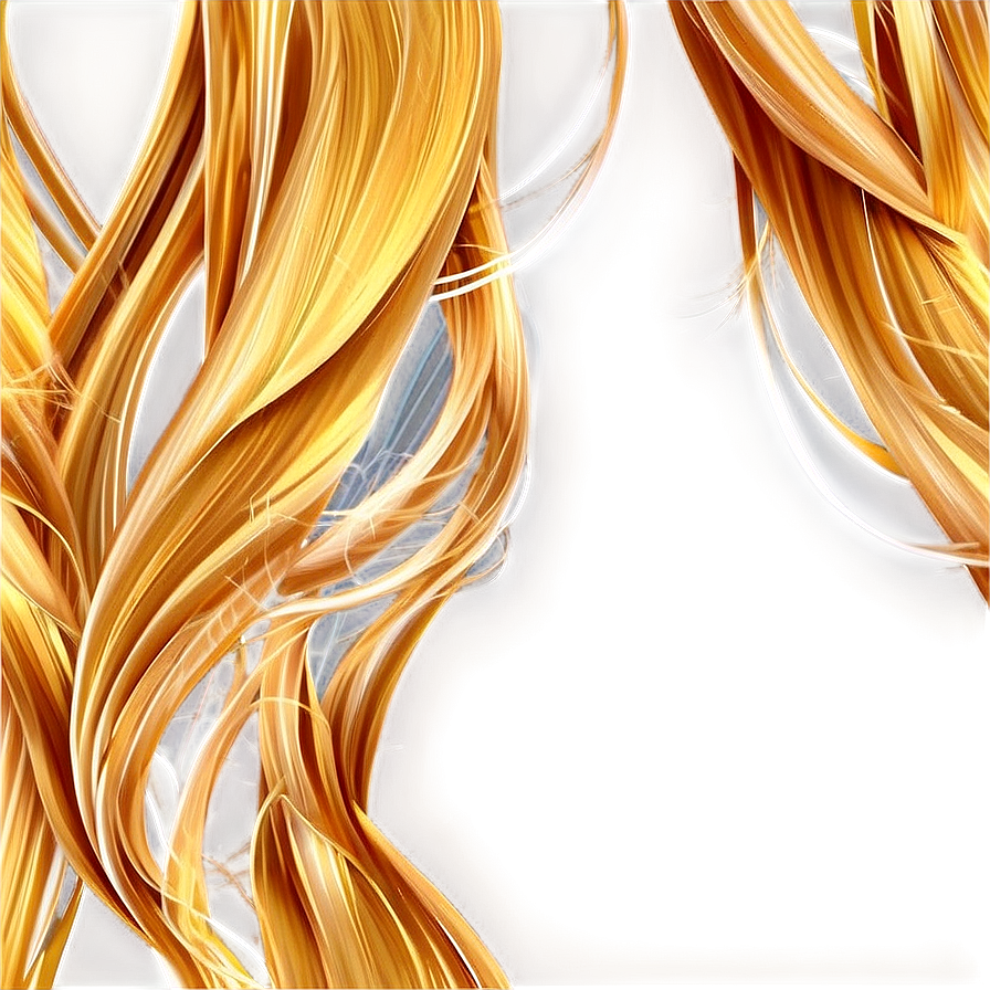 Golden Blonde Waves Png Xjo