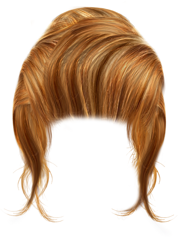 Golden Brown Hairstyle Graphic