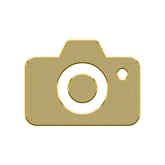 Golden Camera Icon