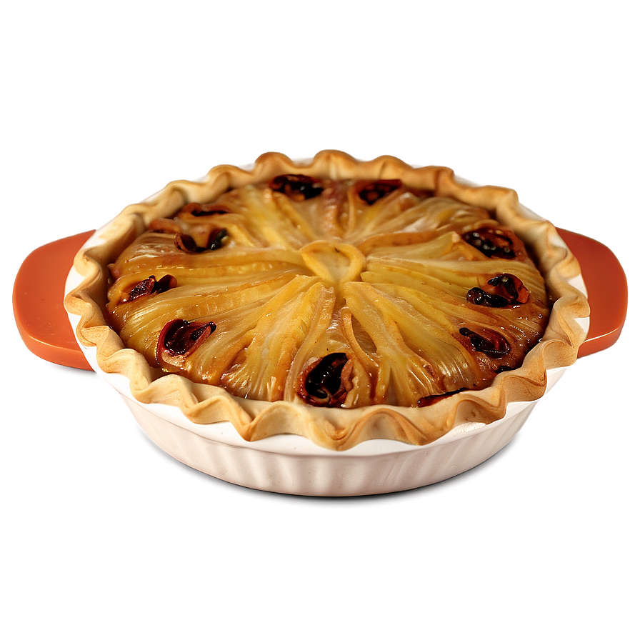 Golden Caramelized Onion Pie Png Gtu