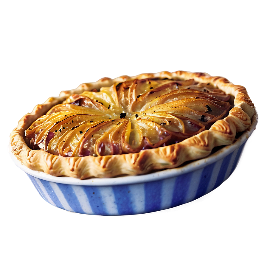 Golden Caramelized Onion Pie Png Orf66