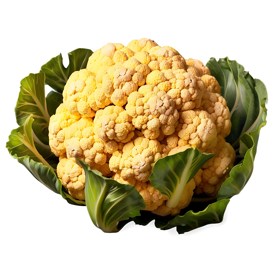 Golden Cauliflower Png 06122024