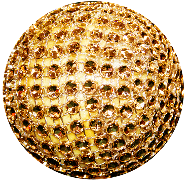 Golden Christmas Ornament Texture