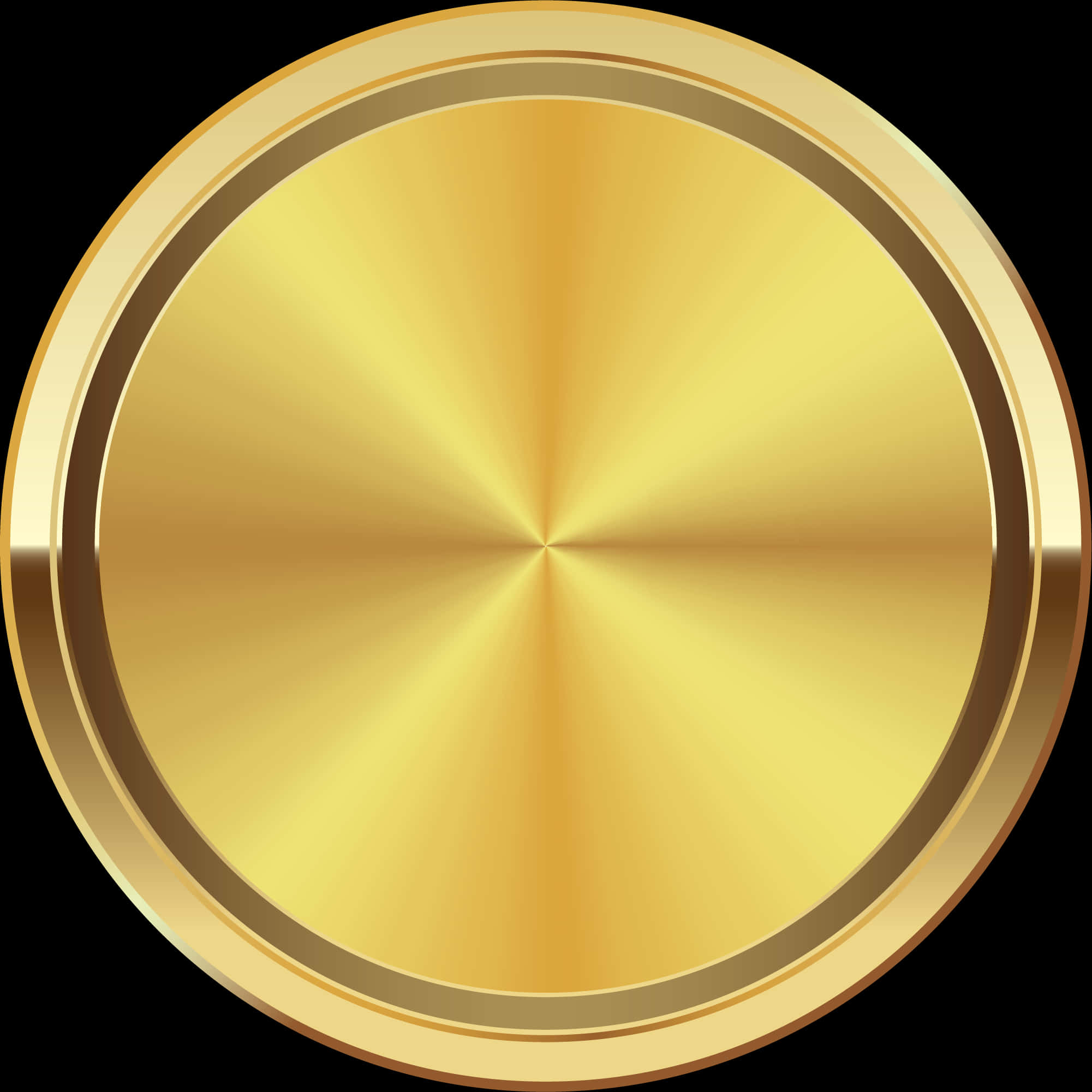 Golden Circular Frame Design