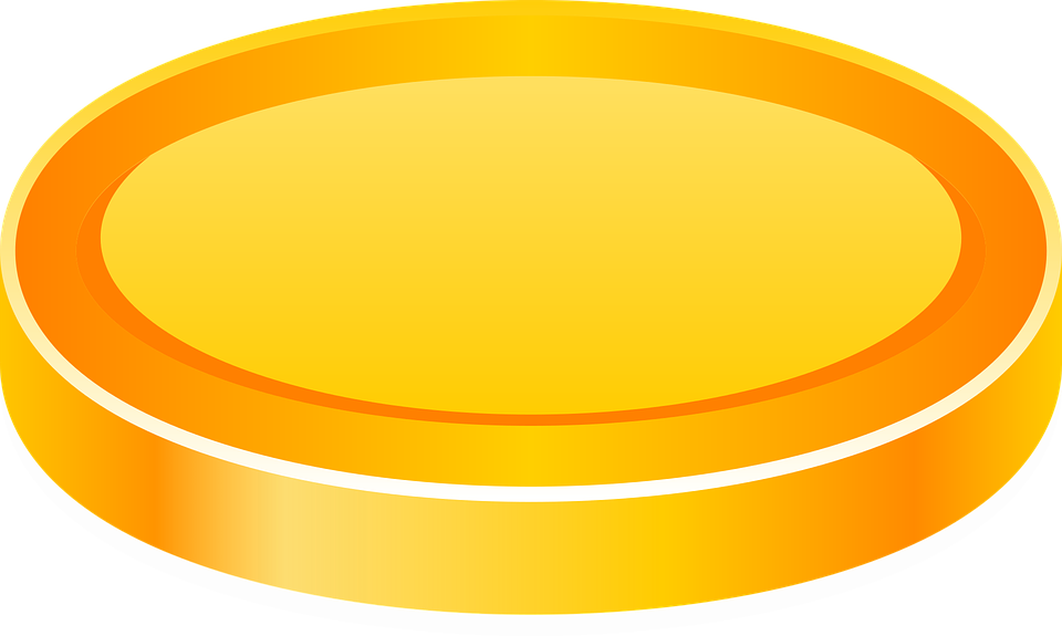 Golden Coin Vector Illustration