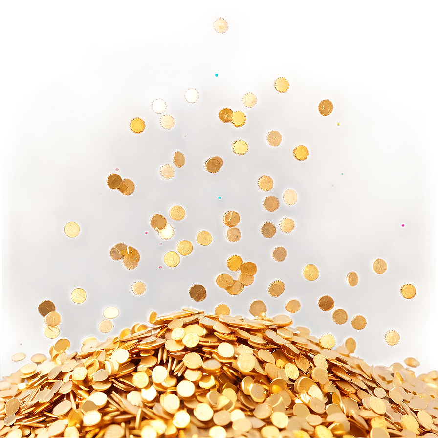 Golden Confetti Sprinkles Png Umr20