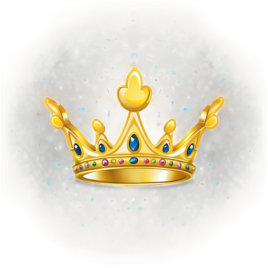 Golden Crown Design Png 06282024