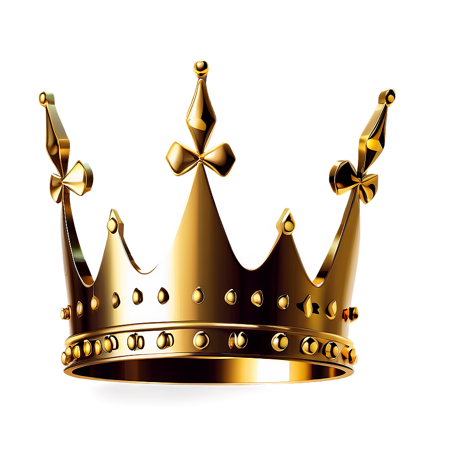 Golden Crown Illustration Png 06242024