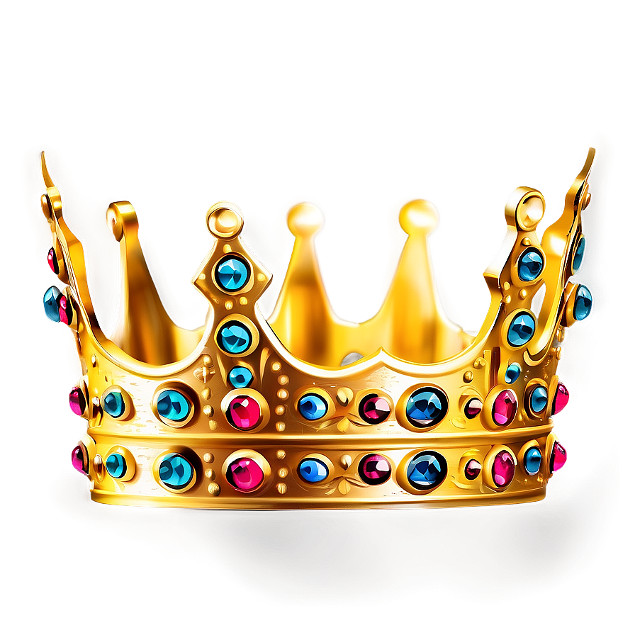 Golden Crown Illustration Png 84